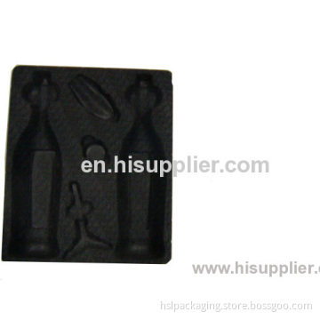 New Design High Quality Pvc/pet/pp/ps Material Plastic Flocking Blister Tray 